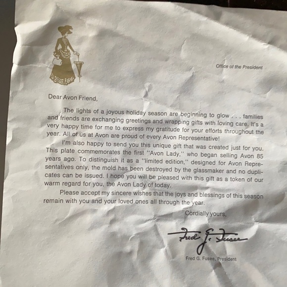 Avon Vintage ‘Avon Lady’ Representatives Gift Limited Edition 1971 - Picture 6 of 8